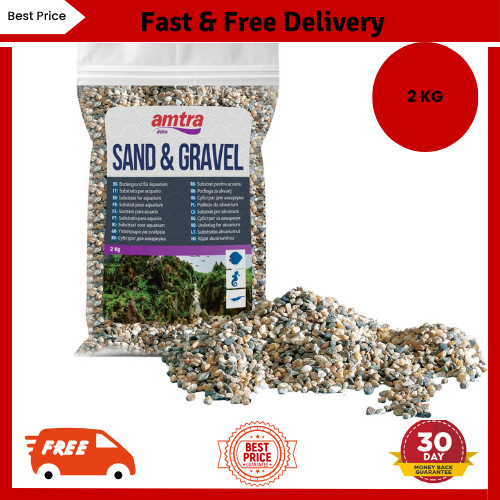 Natural aquarium gravel 4mm - aquarium,