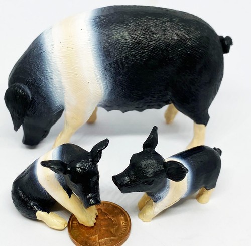 Dolls house pig family 12 - dolls,