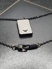 MENS SIGNED EMPORIO ARMANI NECKLACE 21" 