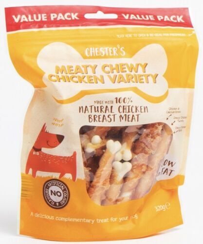 Chester meaty chewy chicken - chester's:,
