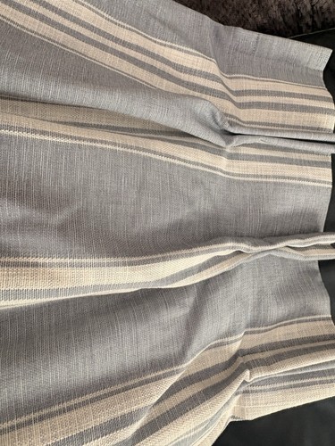 Double pinch pleat curtain - double, w