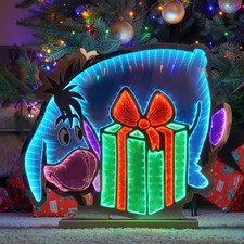 ©Disney Eeyore 3D Infinity Light 40cm Plug In LED Indoor Christmas Decoration