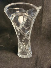 Fabulous Waterford Crystal Marquis 7" Flower Vase Trillium no chips or cracks