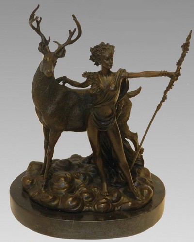Bronze marble sculpture of - marble,