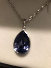 warren james Pendant Necklace Made With Swarovski Elements. In Original Box. 