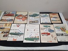 10 Vintage 1954 FORD ADS Original Print Ad