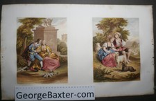 Two LARGE George Baxter Prints