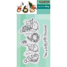 Penny Black Cling Rubber Stamps - Holly Jolly Critters 40-657