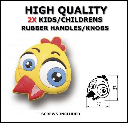 Rubber knobs handles - rubber,