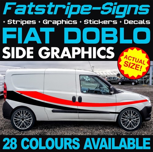 Fits fiat doblo stripes - fits,