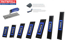 Faithfull Flexifit Plastic Plasterers Trowel Foam Blade Or Complete 12" to 28"