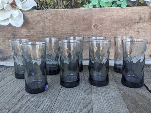 Vintage libbey smoked optic - vintage,