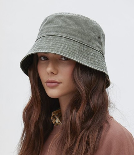 Vintage bucket hat - hat, washed
