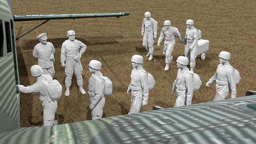 Wwii fallschirmjäger boarding - wwii,