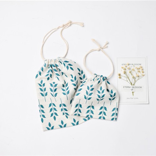 3pcs cotton drawstring bag - cotton,