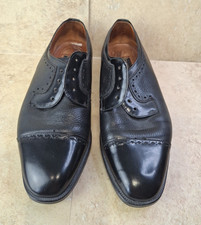 Roland Cartier Brogue Shoes UK 8 Black  Leather Smart Evesham Formal P444