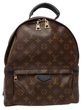 Louis Vuitton Palm Springs Backpack MM M41561 Monogram Canvas Calfskin #T483