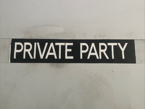 Private party cr lh - private,