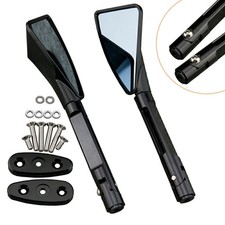 2x Black Rear Side Mirrors Fit Suzuki 01-04 GSXR 1000 & 01-05 GSXR 600