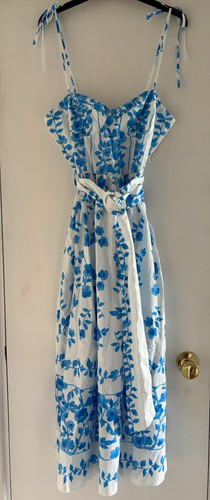 Zara blue white - zara, floral