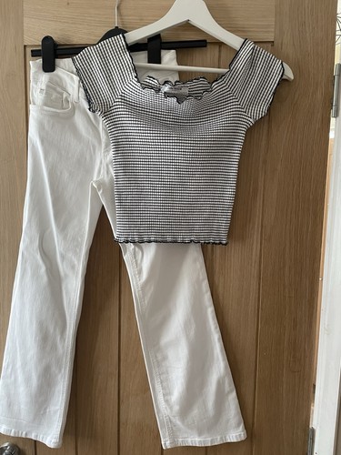 Zara z1975 white jeans - zara,