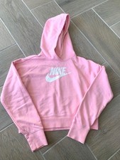 Nike Cropped Light Pink Hoodie Size XL 42" Chest