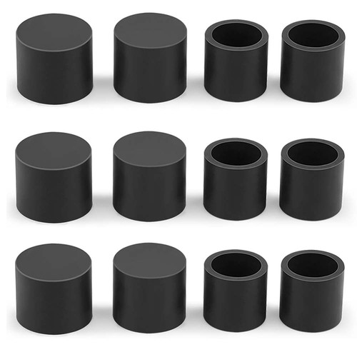 Black pipe tube - black,