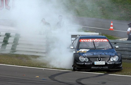 Jean alesi mercedes clk - mercedes, clk-