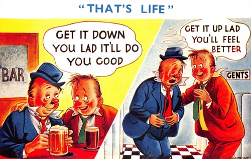 Bamforth black triangle comic - triangle,
