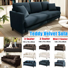 2/3 Seater Teddy Velvet Sofa