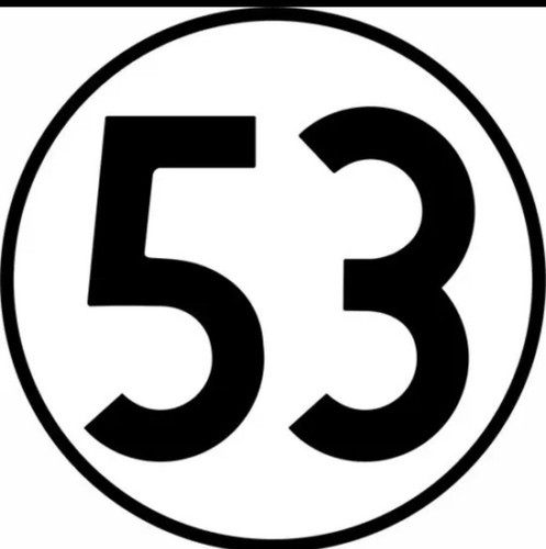 Herbie vinyl decal 53 - 18,
