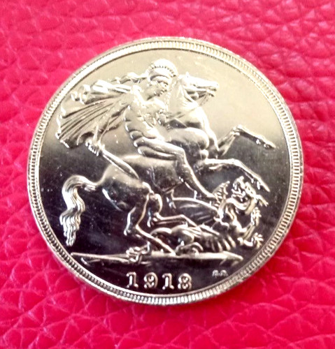 1918 george gold plated - george, v