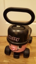 casdon henry hetty pink hoover vacuum sit and n ride on childrens toy rare