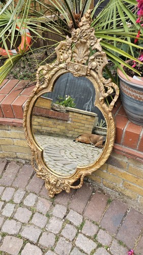 Victorian gilded mirror - victorian, 19th