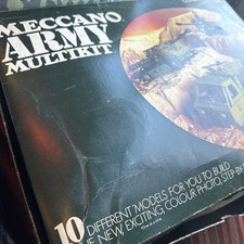 Meccano Army military Multikit - boxed construction   set 