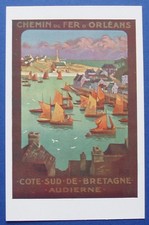 Chemins de Fer d'Orleans French Railway Official Poster Postcard CF-705