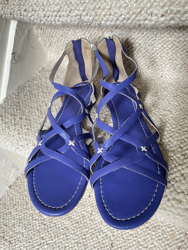 Boden iris blue leather - iris,