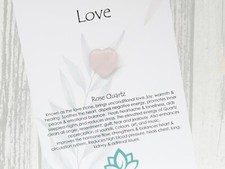 Rose Quartz Love Heart Gift