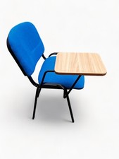 WRITING TABLET CHAIRS Stackable lecture Exam conference Black Chair Stacking BKF