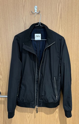 Zara black bomber jacket mens