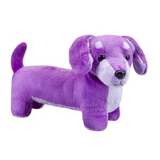 Sausage Dog Purple Soft Toy