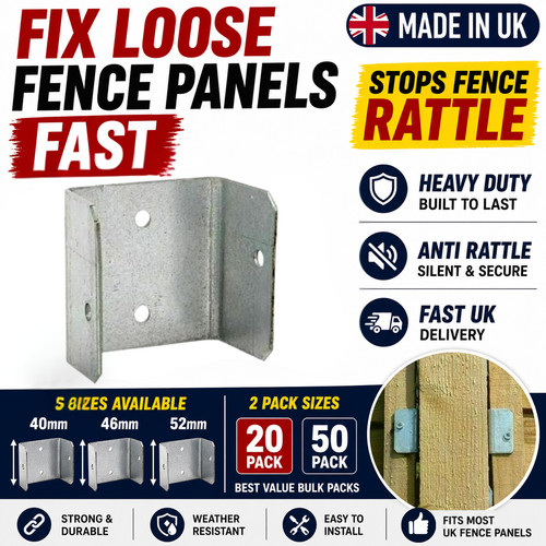 Fence panel clips - panel, anti