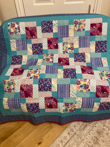 Patchwork throw handmade new - patchwork,
