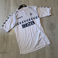 TOTTENHAM HOTSPUR SPURS 1985/87 HOME SHIRT- LARGE RARE 2nd Issue HUMMEL SHIRT 