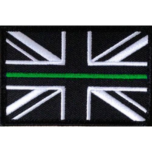 Ambulance thin green - green, line