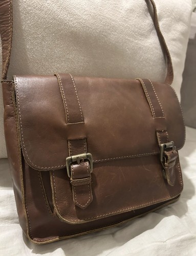 Fat face bag satchel brown - fat,