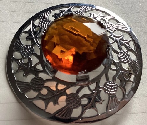 Vintage mizpah citrine - mizpah,