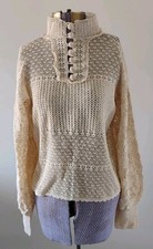 Vtg lims crochet - vtg, cream