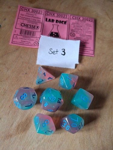 Chessex gemini gel green pink - chessex,
