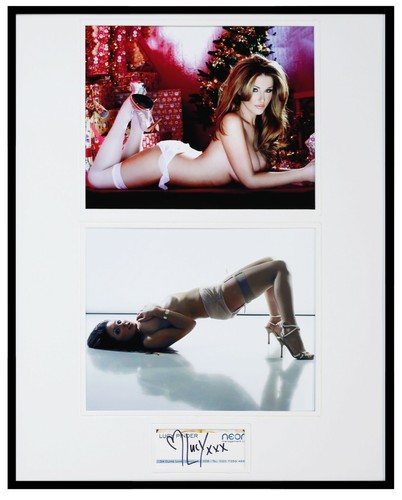 Lucy pinder signed - pinder, framed